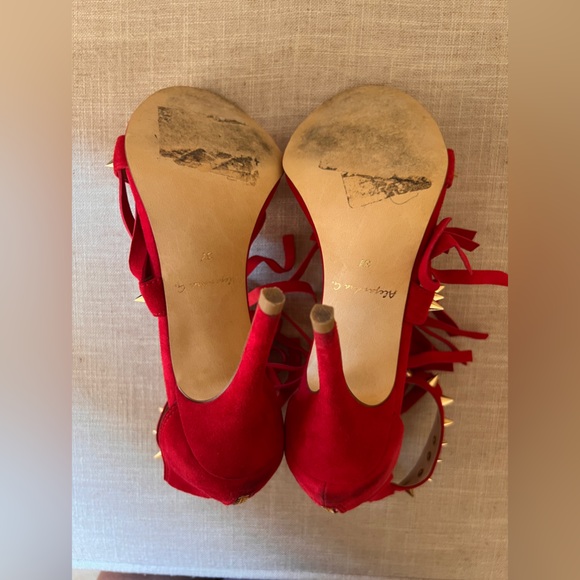 Alejandra G suede studded sandals - Picture 4 of 4